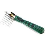 Safari Dog De-Matting Comb, Stainless Steel with Soft Handle, (1-Pack)
