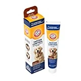 Arm & Hammer Dog Dental Care Tartar Control Enzymatic Toothpaste for Dogs | Reduces Plaque & Tartar Buildup | Safe for Puppies, 2.5 oz, Beef Flavor