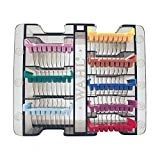 Wahl Professional Animal Stainless Steel Attachment Guide Comb Set for Wahl's Bravura, Arco, Chromado, Figura, and Motion Pet, Dog, Cat, and Horse Clippers (#3379)